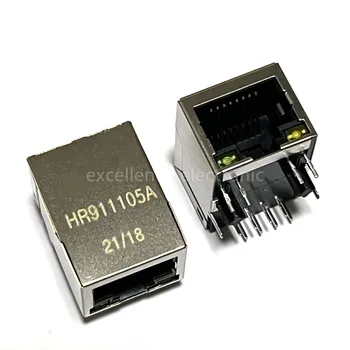 5KPL HR911105A Ethernet-Liitäntä RJ45 Verkko Muuntaja 100M Yhden Portin RJ45-Liitin