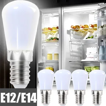 4/1KPL E12/E14 Hehkulamppu LED-Jääkaappi Lamput 220V Jääkaappi LED-Lamppu Ruuvi Lamppu Jääkaapissa vitriinit