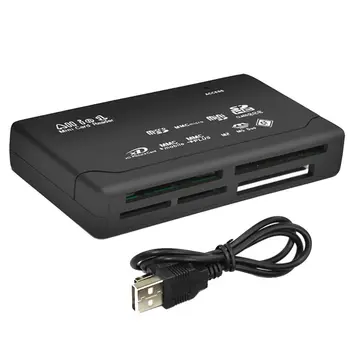All In One SD-Card Reader-Sovitin USB 2.0-Kortin Lukija Tukea TF CF-SD Mini SD SDHC-MMC, MS, XD